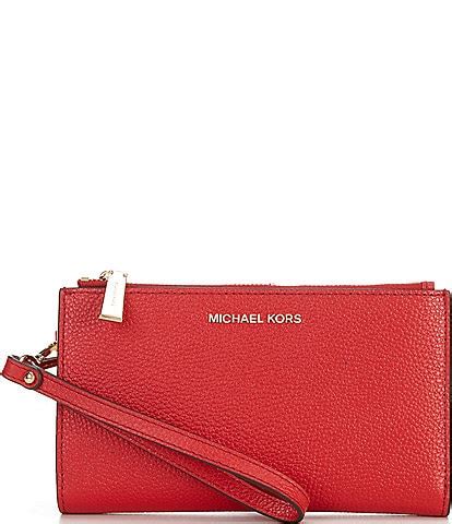 michael kors red wristlet|michael kors wristlet clearance.